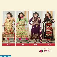 kohinoor vol-2 Faux Georgette Embroidered heena khan collection